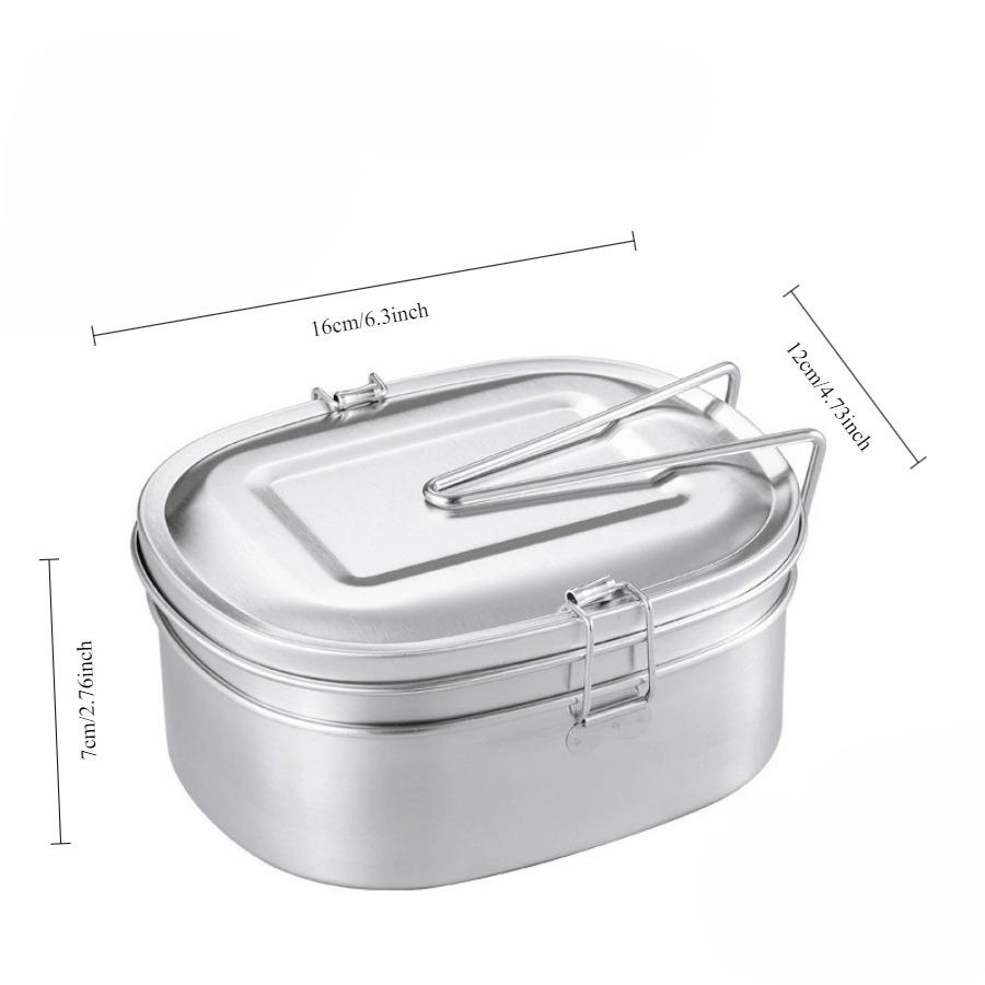 

Lunch box, lunch box, double lunch box, portable cooker with handle, stainless steel large capacity