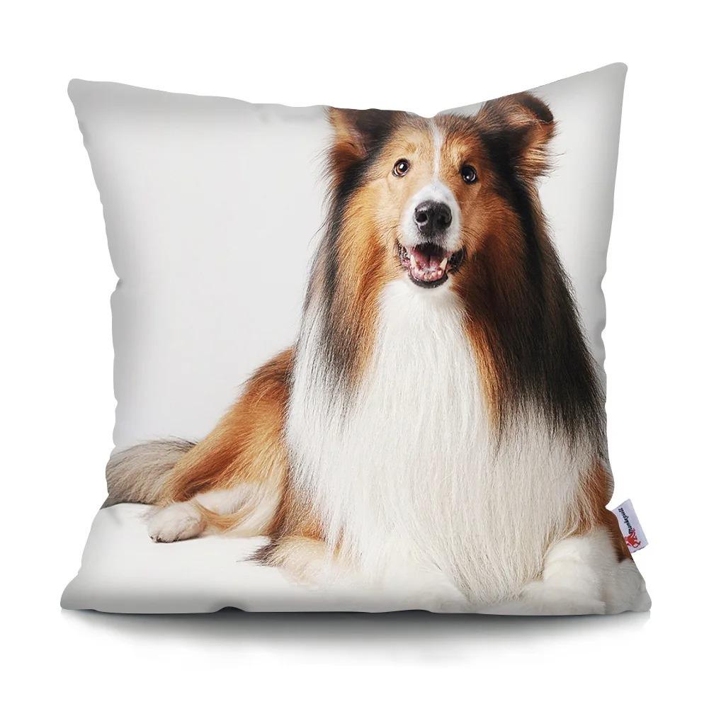 Cute Dog Animal Decorative Pillowcase Living Room Office Ornaments Home Pillowcase