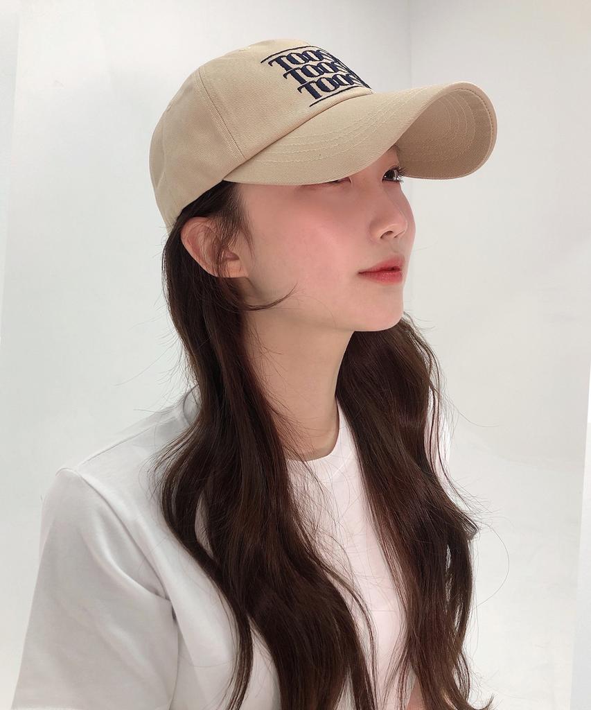 Tueseupis Classic Logo Ball Cap (Beige)