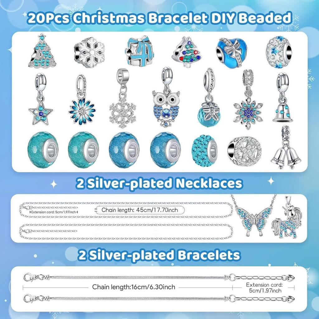 Christmas Calendar Advent for Women 24 Days 2025 Party Favors Girls Christmas Countdown Calendar for Holiday Birthday Valentines