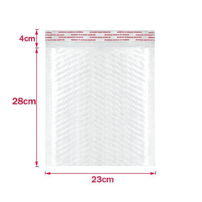 50Pcs Bubble Mailers White Poly Bubble Mailer Self Seal Padded Gift Bag Packaging Envelope Bags Book Shipping Package Bag