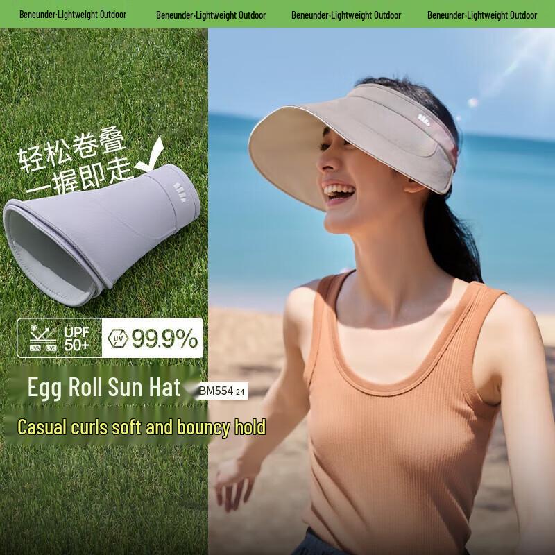 Beneunder Women's Roll-up UV Protection Sun Visor