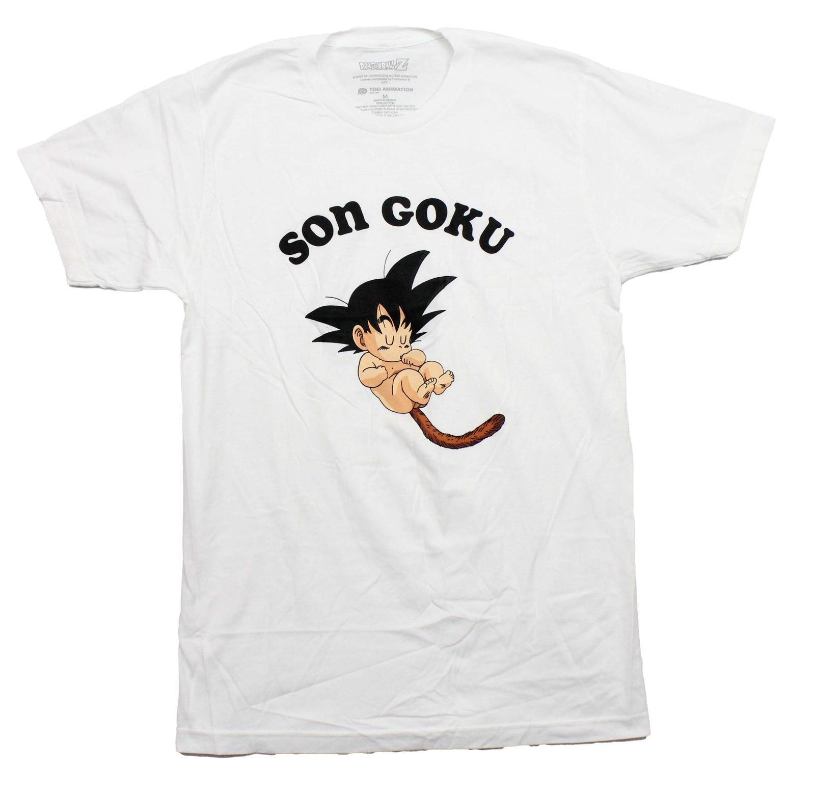 Dragon Ball Z New Adult T-Shirt - Son Goku Sucking Thumb Image S