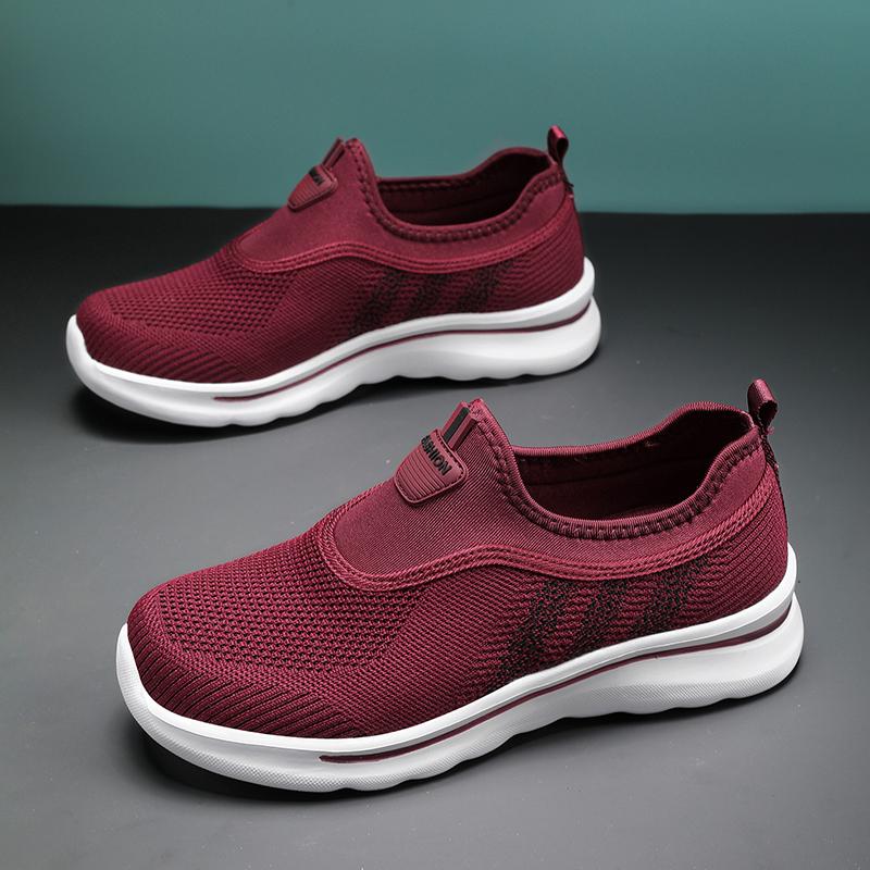 Mode Neue Damen Schuhe Atmungsaktive Lässige Sneaker Sommer Schwarz Laufschuhe 2025 Mesh Weicher Sportschuh für Damen Große Größe 36-45