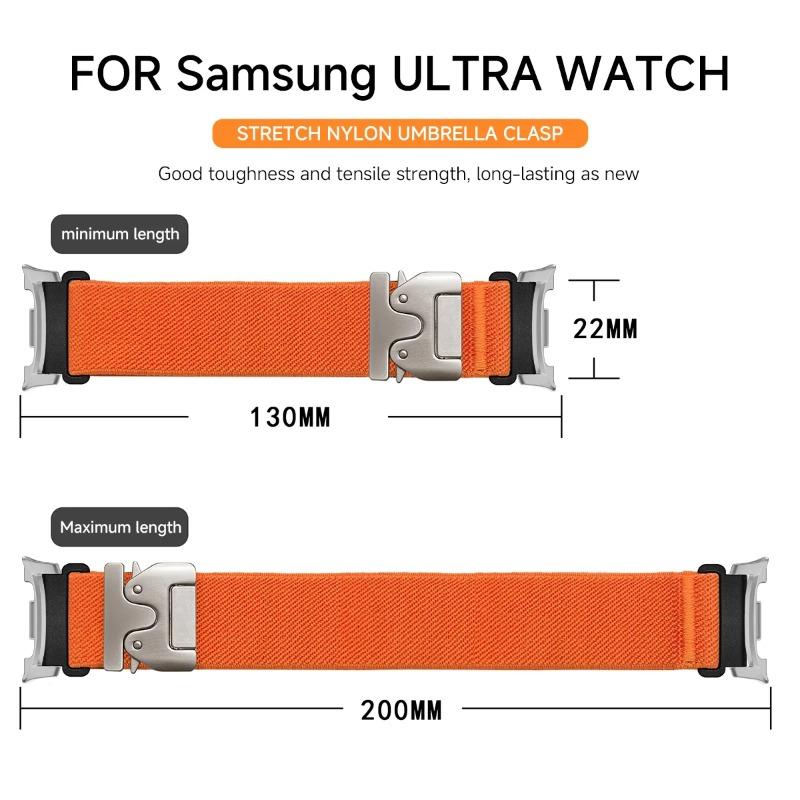 Straps For Samsung Galaxy Watch Ultra2025/8/8 classic 46mm 47mm 44mm 40mm Parachute Sport correa Bracelet Galaxy Watch8 Band