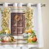 Cortina de janela clássica de abóboras de outono para quarto de crianças, cortinas para sala de estar, cortinas de janela de quarto