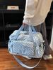 Polka Dot Multi-Functional Travel Bag - Large Capacity Fitness & Luggage Storage, Lightweight Handheld Shoulder Bag