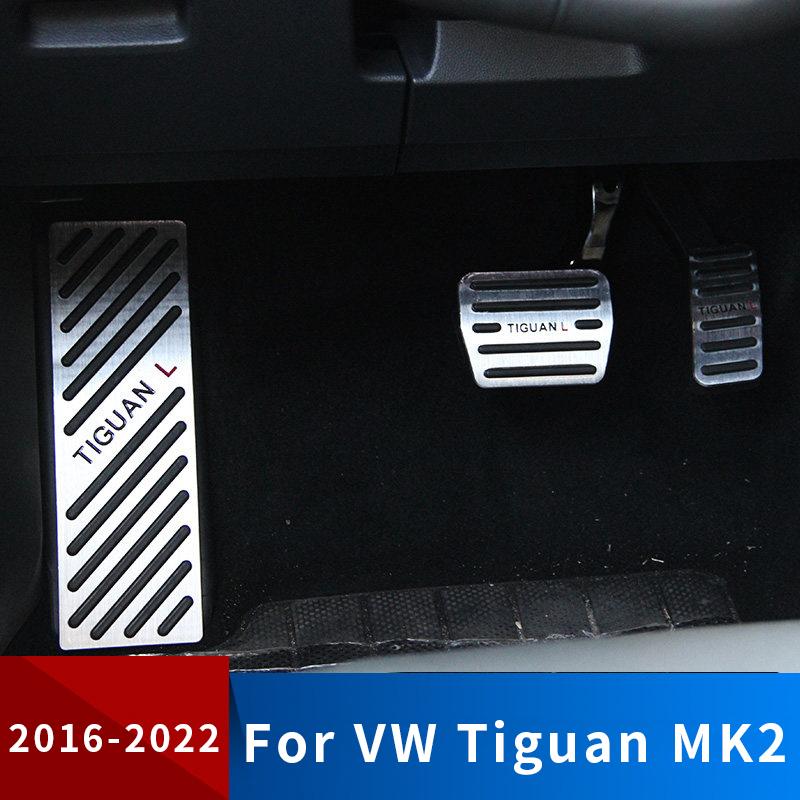 Ze stopu aluminium pedał gazu akcelerator gazu pedał hamulca pokrywa pedału sprzęgła dla volkswagena VW Tiguan MK2 2016-2022