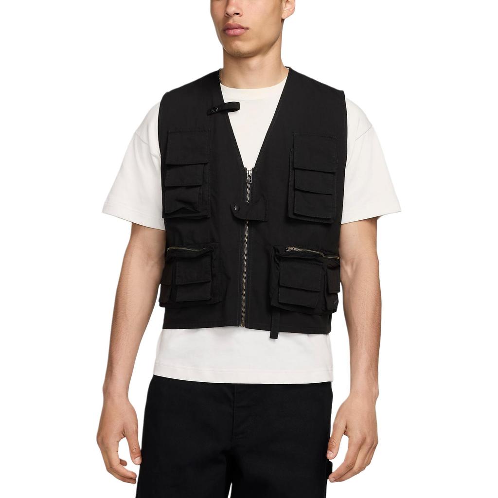 Nike Comfortable Durable Multi-Pocket Vest Men Vests Black FN3214-010