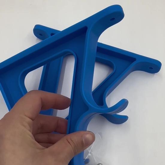 2 buc Suport de perete pentru lansete de pescuit cu accesorii cu șurub Garaj Magazie 3 Raft organizator suport pentru expunere lansete de pescuit Accesorii de pescuit