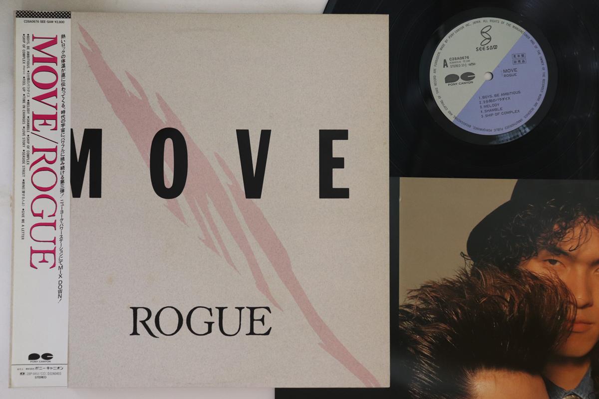 

LP Record ROGUE - Move C28A0676PROMO PONY CANYON Japan Obi Japanese Pop/Rock Used