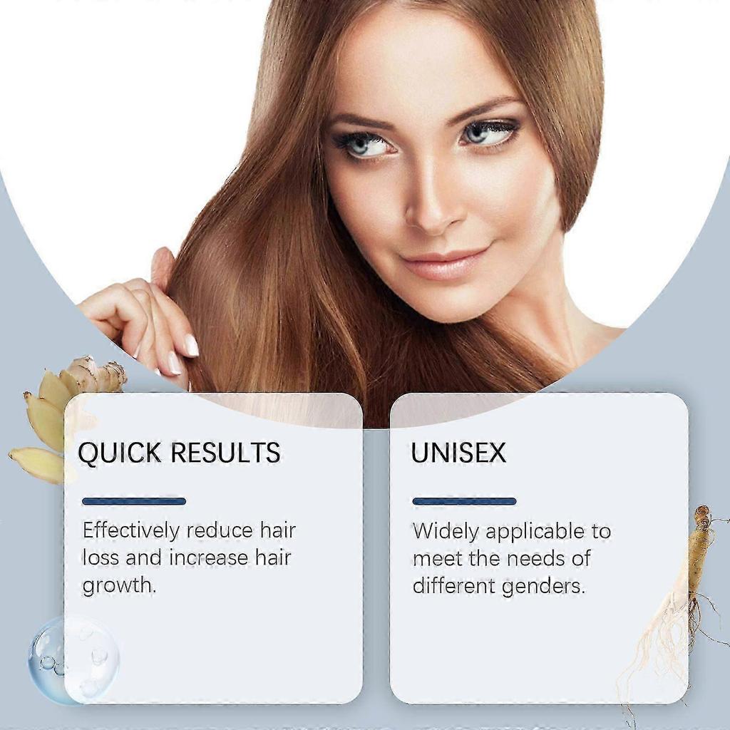 Hoegoa Hair Essence Spray Repairs Dry Frizzy Glossy Smooth Scalp Moisturizing Hair Essence