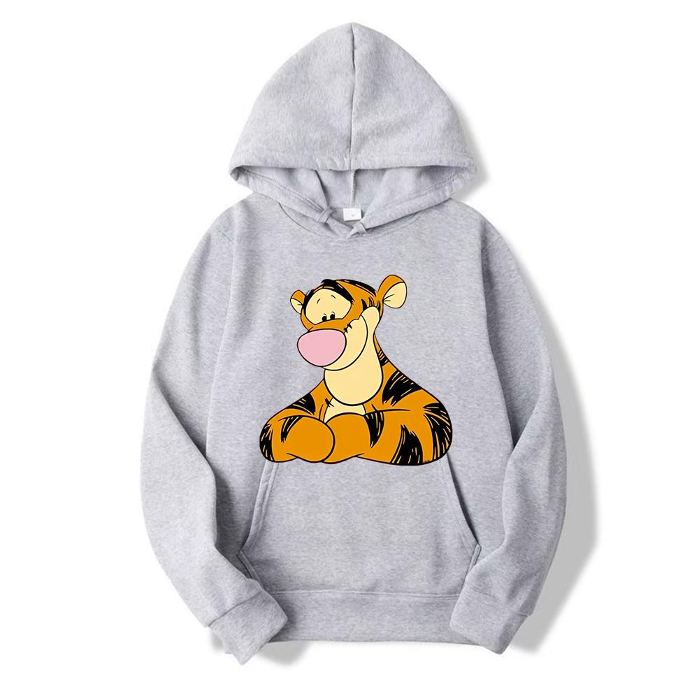 Nová Disney Kreslená Anime Dámská Mikina Přes Hlavu Jaro Podzim 2024 Nová Pánská Nadměrná Mikina Ležérní Pár Mikina Oblečení Topy