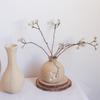 Retro Houten Bloemenvaas Minimalistische Vaas Centerpiece Pot voor Gedroogde Bloemen Decoratieve Vazen voor Huis Bureau Ambacht