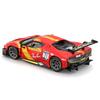 Bburago 1/43 Scale Ferrari 296 GT3 2023 Red / Race Sports Car Diecast Model Car Finished Product 18-36313
