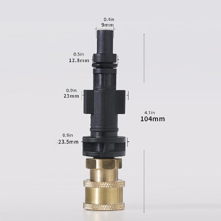 Easy To Use 1/4inch Foams Cannons Quick Connectors Foams  Attachments for Efficient Car Washing & Garden Watering