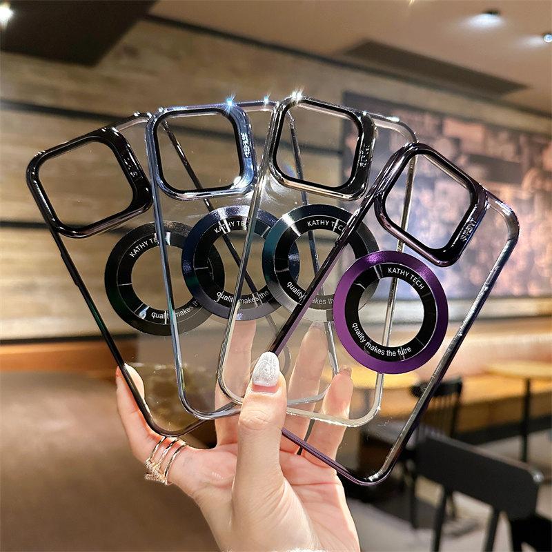 For Iphone 14 Pro Max Case Luxury Plating Invisible Folding Holder Camera Lens Stand Phone Case For Iphone 13 Pro Max Hard Cover