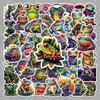 50PCS Colorful Frog Stickers - Trendy, Playful Waterproof Animal Stickers for Cups and Journals