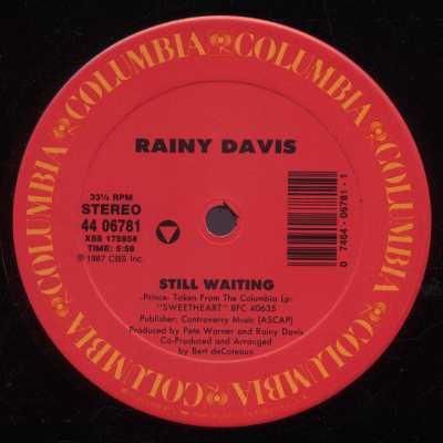 

12inch Record RAINY DAVIS Still Waiting 4406781 Columbia 1987 US SoulFunk Used