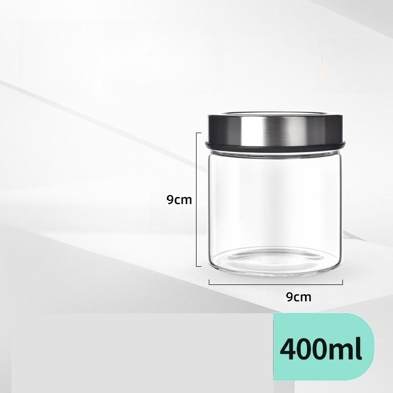 Sealed storage jar kitchen storage jar moisture-proof glass jar food grade coffee jar glass sealed jar