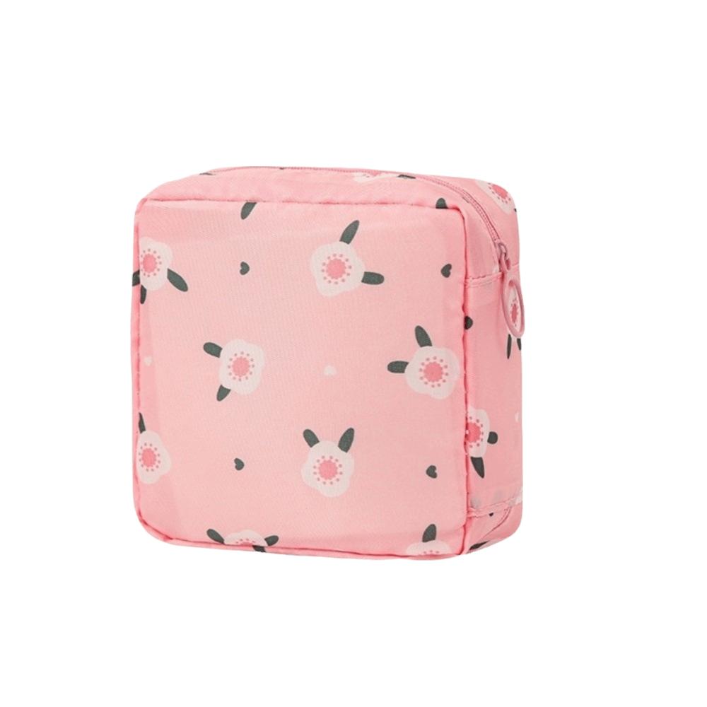 Waterproof Mini Storage Pouch Portable Square Storage Bag Menstrual Pad Bag  Travel Toiletry
