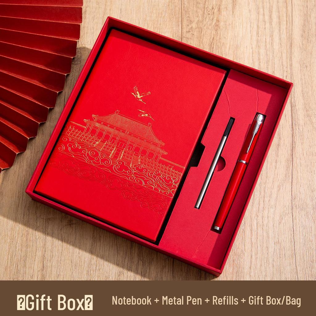 Custom Corporate A5 Notebook Gift Set - Elegant Business Souvenir