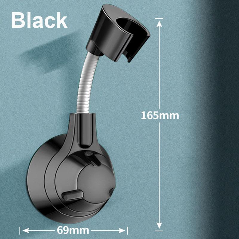 Shower Holder Adjustable Shower Head Holder Nozzle Handheld Holder Punch-Free Multi Angle Rotation Shower Bracket
