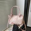 Minimalistische Spitzen-Schmetterlings-Handtasche mit Stickereien für Sommer-Casual-Outfits