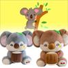 Plush Koala Stump Toys Cartoon Stuffed Dolls Room Decorations Kid Gifts Xmas
