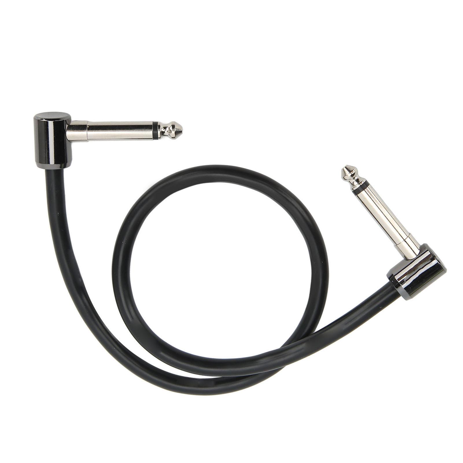 

FC‑16 Effects Cable Right Angle Metal Connector Transmission Cord Electric Guitar Accessories