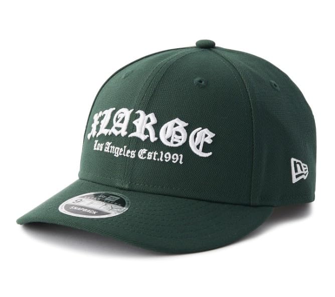 

Cap x NEWERA OLD ENGLISH LOGO CAP GREEN [Extra Large] Men s