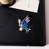 1PC Brooch Pin Luxury Crystal For Women Sparkling Zircon Elegant Butterfly Brooches Rhinestone Jewelry Gift