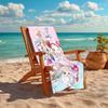 1pc DoReMi2 Beach Towel, Comfortable and Thick, and Swimming/Bath/Picnic/Camping Towel, Suitable for Seaside Beaches