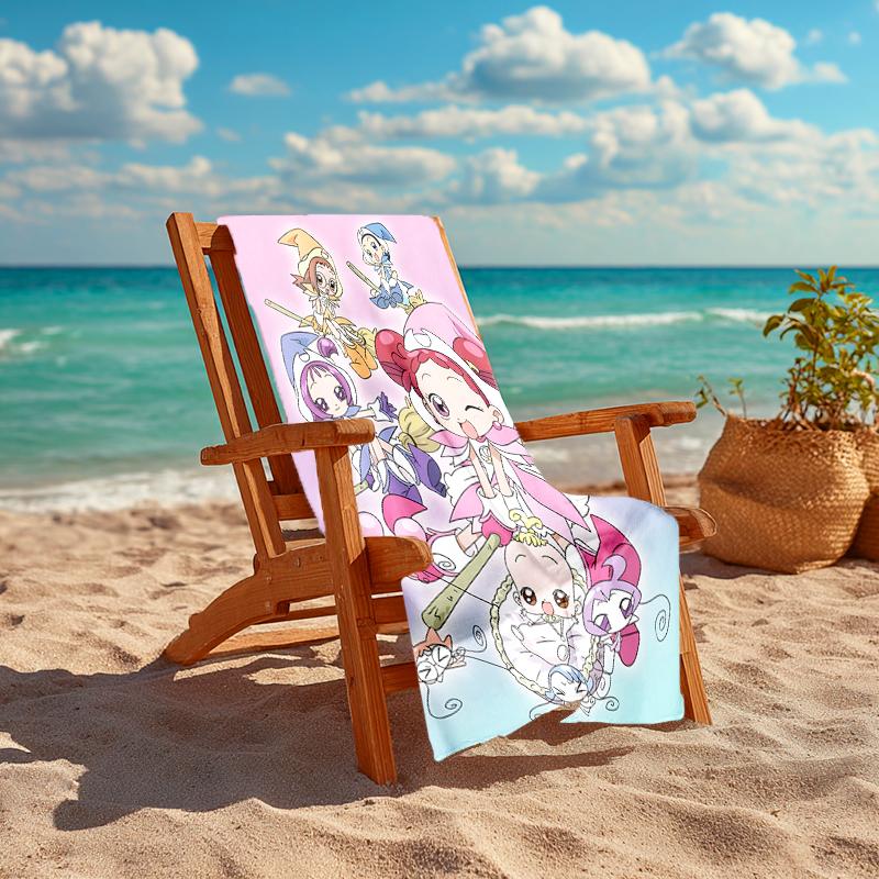 1pc DoReMi2 Beach Towel, Comfortable and Thick, and Swimming/Bath/Picnic/Camping Towel, Suitable for Seaside Beaches