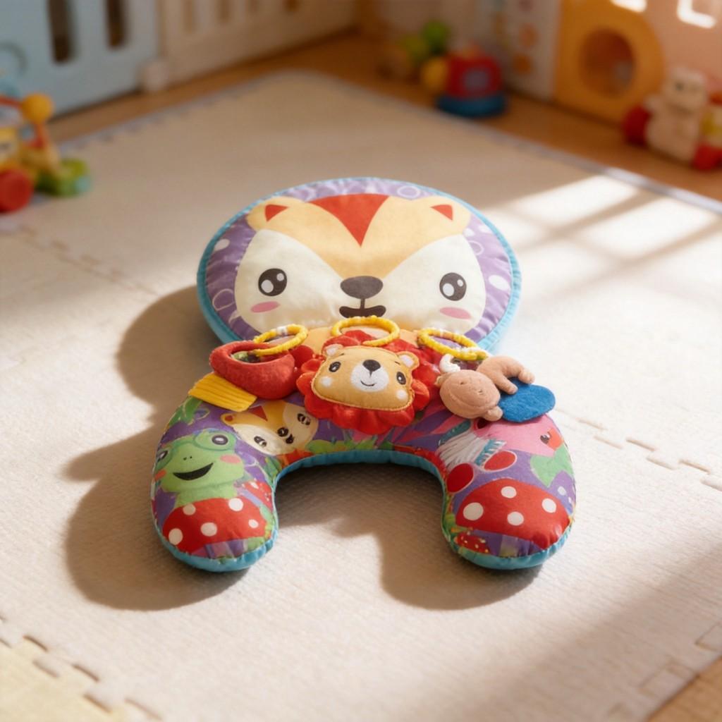 Infant Ushaped Tummy Trainer Pillow With Early Education Features For Babies