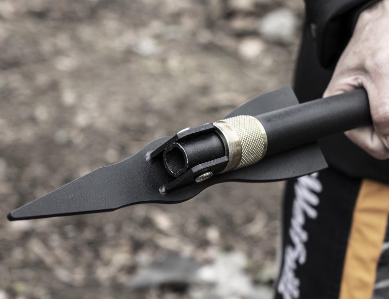 Changlin 1531 Multifunctional Folding Shovel & Pickaxe - Portable Outdoor Tool for Camping, Fishing, and Gardening