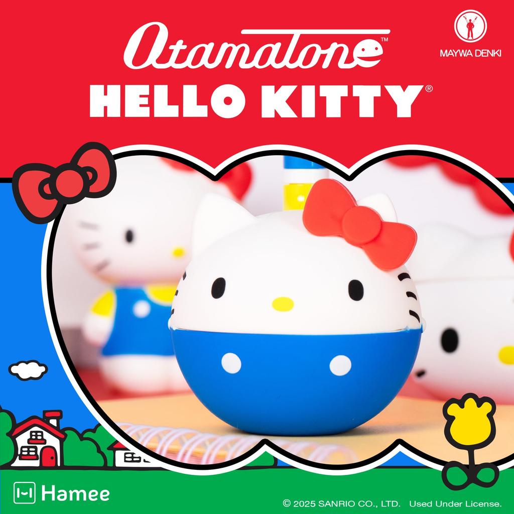 Otamatone Japanese Electronic Musical Instrument Portable Music Synthesizer Official Licensed Hello Kitty Sanrio Educational Fun Gift for Children