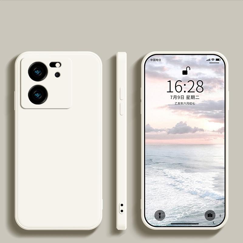 For Xiaomi 13T 13 T Pro Case Square Liquid Silicone Phone Cases For Xiaomi Mi 13T 13 T Mi13 Mi13T Xiaomi13T Pro Soft Back Cover