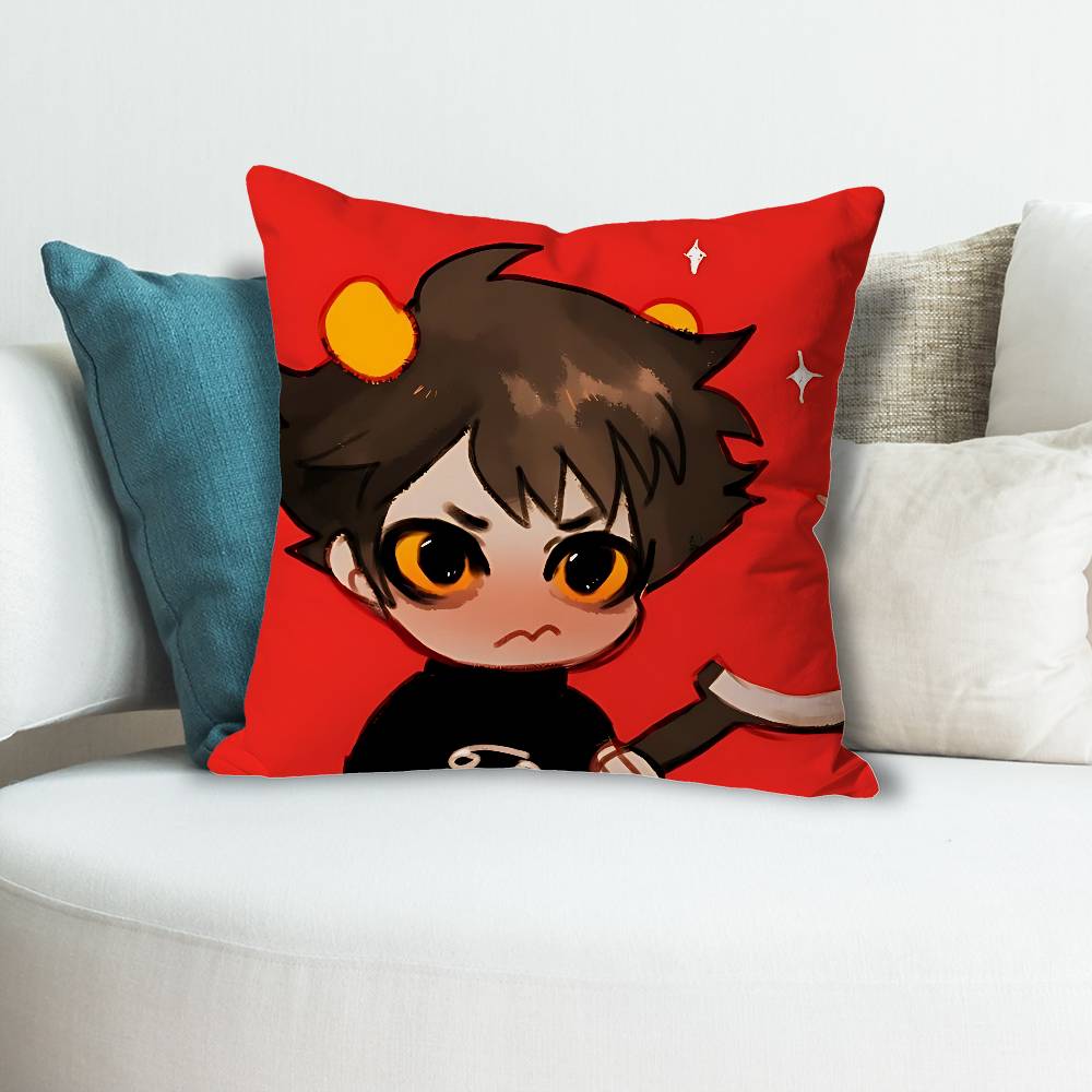 Cute KKarkat VVantas Various Sizes Square Pillow Case For Car Home Bedchamber Decor Custom Valentine Gift