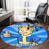 1pc NUKA-BOMBS Fallout1 Print Round Carpet Chair Round Carpet Suitable for Bedroom Living Room Home Decorative Carpet