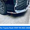 For Toyota Noah VOXY 90 2024 2025 2026 Stainless Steel Front Rear Corner Bumper Trim Anti-collision Strip Accessories