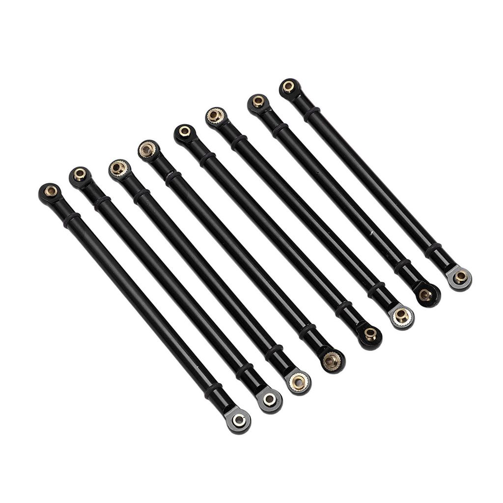 8pcs M3 Aluminum Alloy Link Rod Linkage Set for   SCX10 RC Crawler Car Upgrade Parts