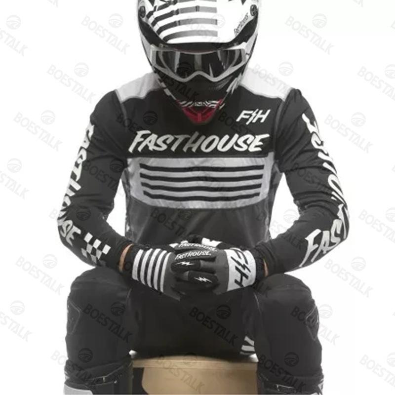 2024 nové pánské off-road motocyklové sportovní tričko FASTHOUSE horský bike MTB downhill oblek