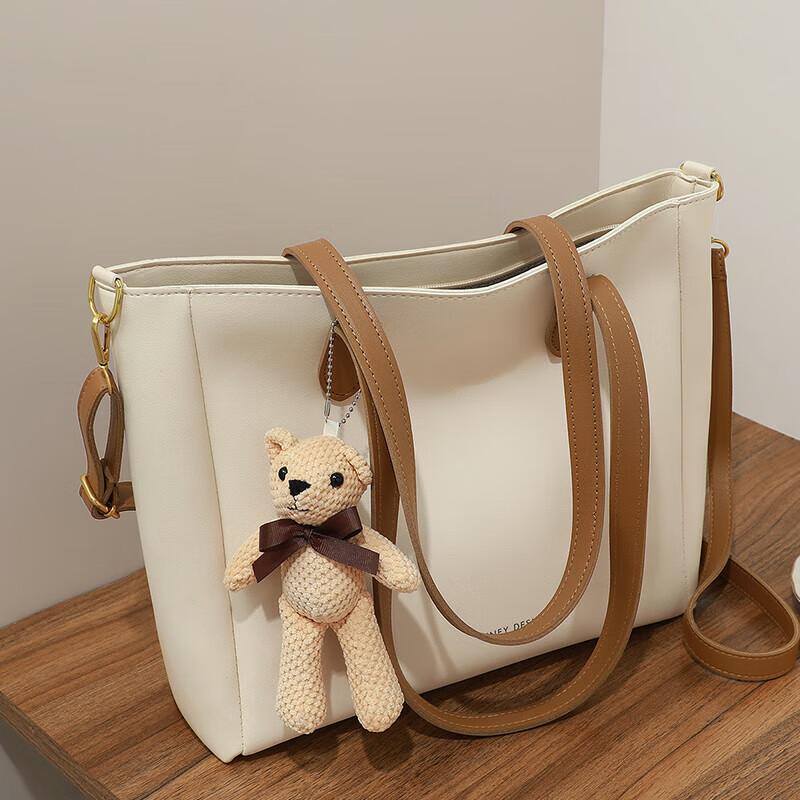 Viney Leather Handbag, Women's Large Capacity Tote Bag, Shoulder Bag