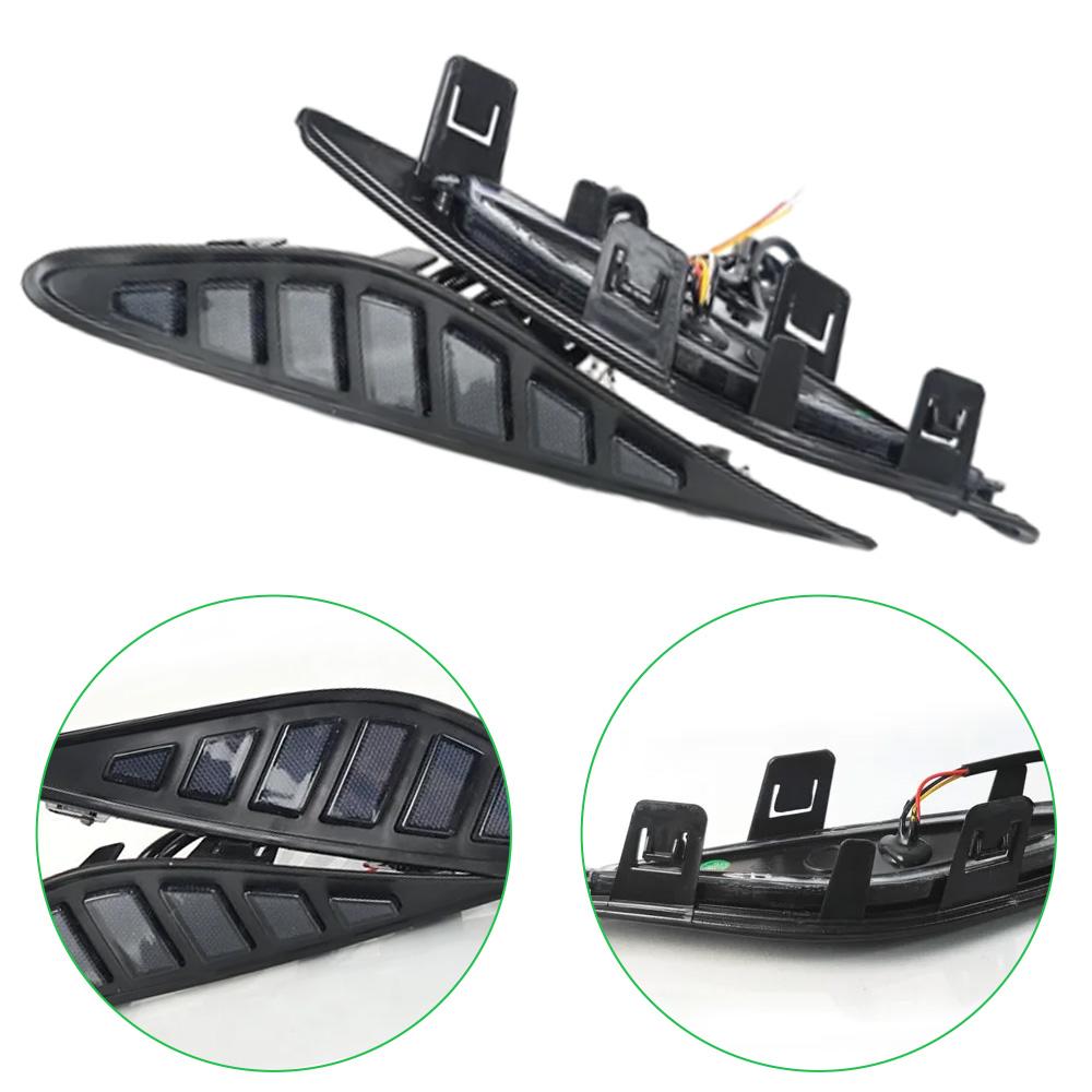 2 pcs For BYD Song PLUS DM-i EV Seal U Sealion 6 2023 2024 2025 LED Rear Foglight Warning Light Rear Bumper Lamp Brake Light