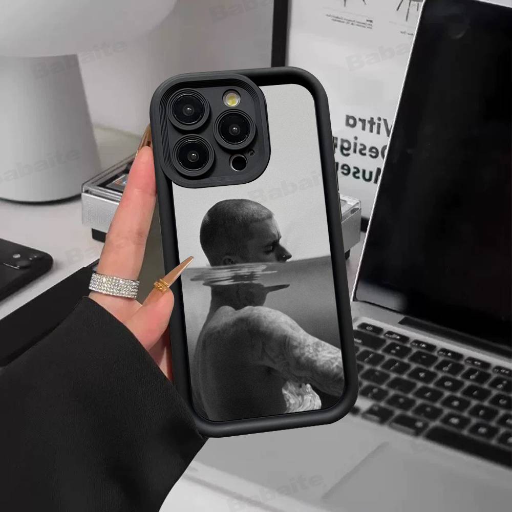 Singer Justin B-Bieber Phone Case For IPhone 17 16 15 14 Plus 13 12 11 Pro Max Silicone Cover