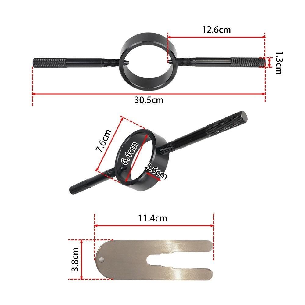 Aluminium Motorcycle Fork Spring Compressor Tool Radial Pin Spanner Ergonomically Fork Spring Compressor