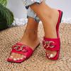 2025 NEW Fashionable Summer Flat Sandals for Women Versatile Comfortable Slippers for Outdoor Wear