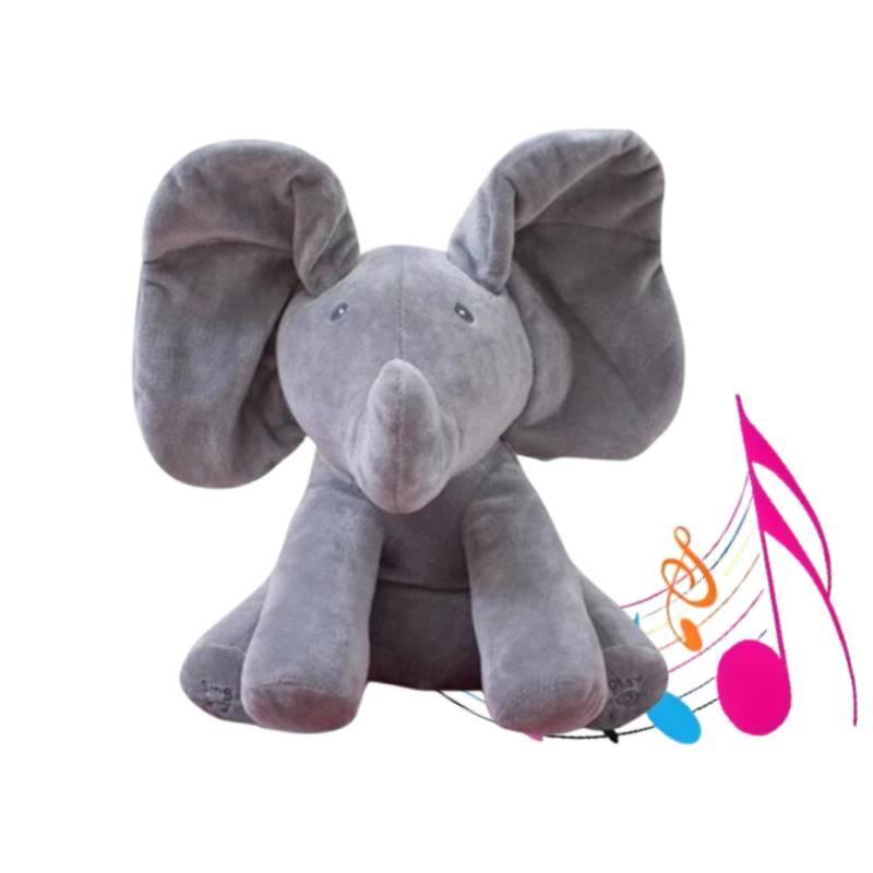 

Пик Слоник А Бу Анимированные Детские Плюшевые Игрушки Электрическая Музыка Образование Раннее