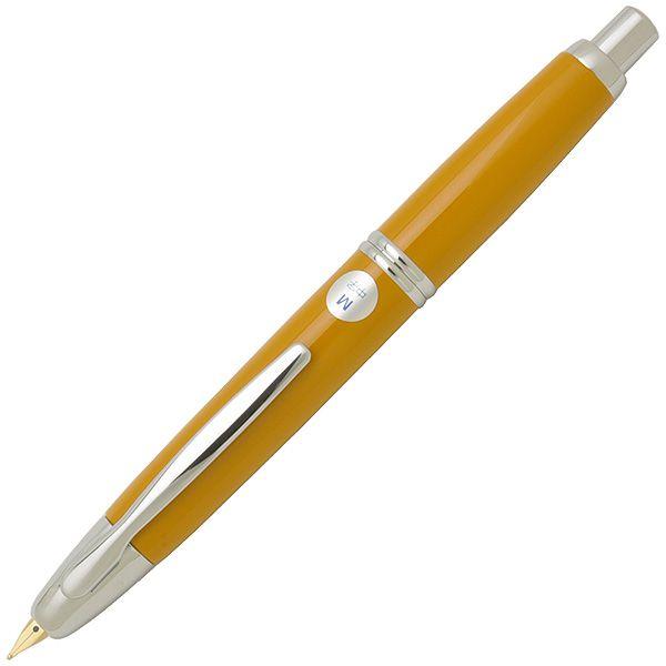 Pilot CAPLESS Fountain Pen Deep Yellow Medium Nib FCN-1MR-DY-M with Converter